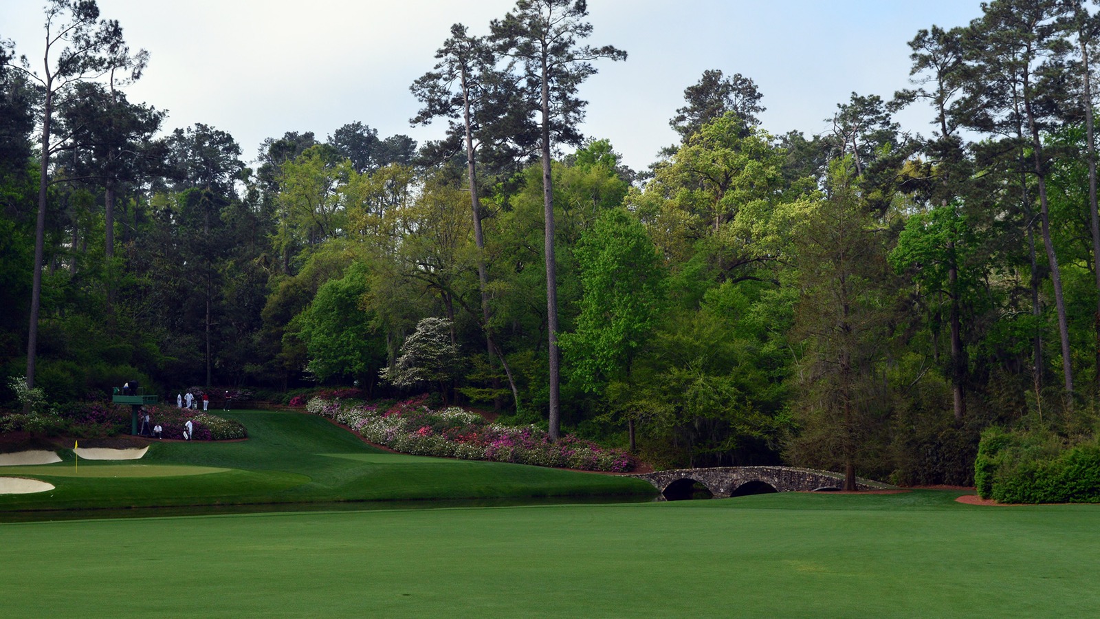Golden Bell, the par-three 12th hole in Augusta, photographed in spring 2015